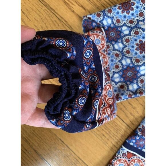 Women’s Bobeau Paisley Cold Shoulder Blouse S - Picture 4 of 5